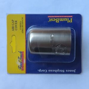 Dishwasher Air Gap Cover Brushed Nickel